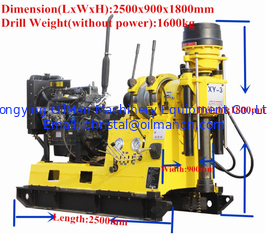 Χαμηλή τιμή xyx-3 κυλιεισμένη μηχανή εγκαταστάσεων γεώτρησης διατρήσεων ορυχείου εγκαταστάσεων γεώτρησης διατρήσεων φρεατίων νερού περπατήματος